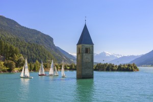 Reschensee im Vinschgau - ©Vinschgau Marketing – F. Blickle